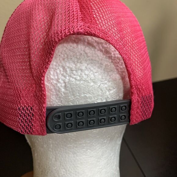 Moogsoft Embroidered Adjustable Snapback Trucker Hat Cap Gray/Pink - Picture 4 of 9